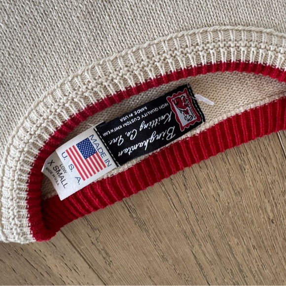 Binghampton Knitting Co Sweater Cream Xs - Picture 5 of 5